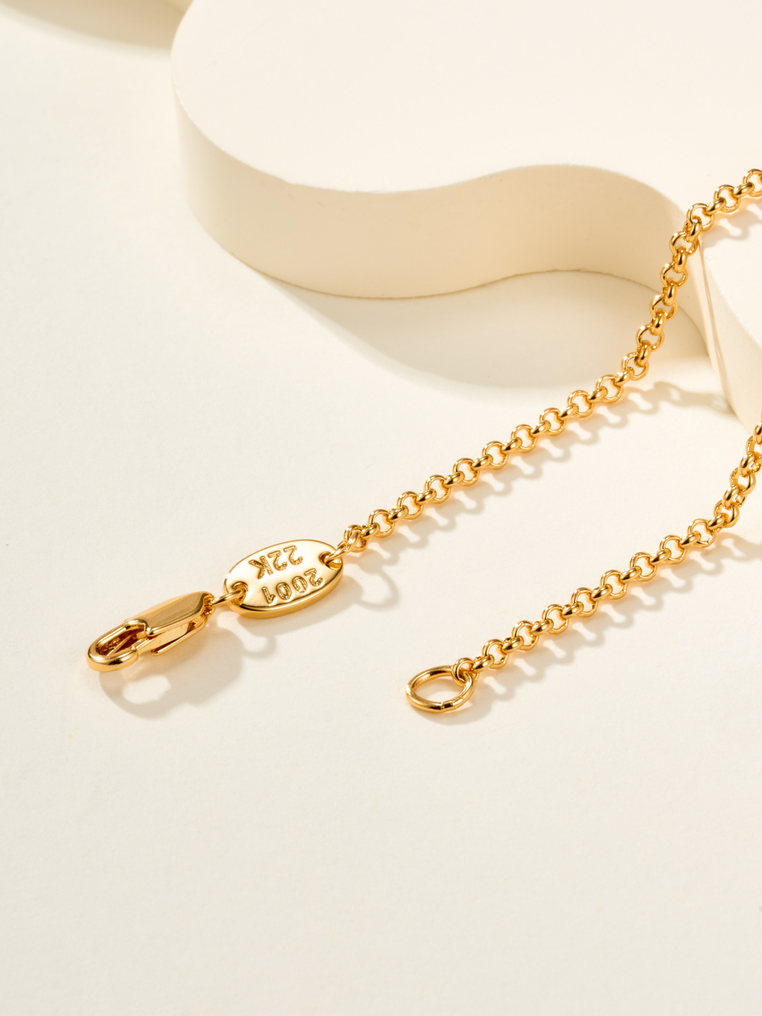 Chrome Hearts 22k Gold-Plated Scroll Necklace - Image 8