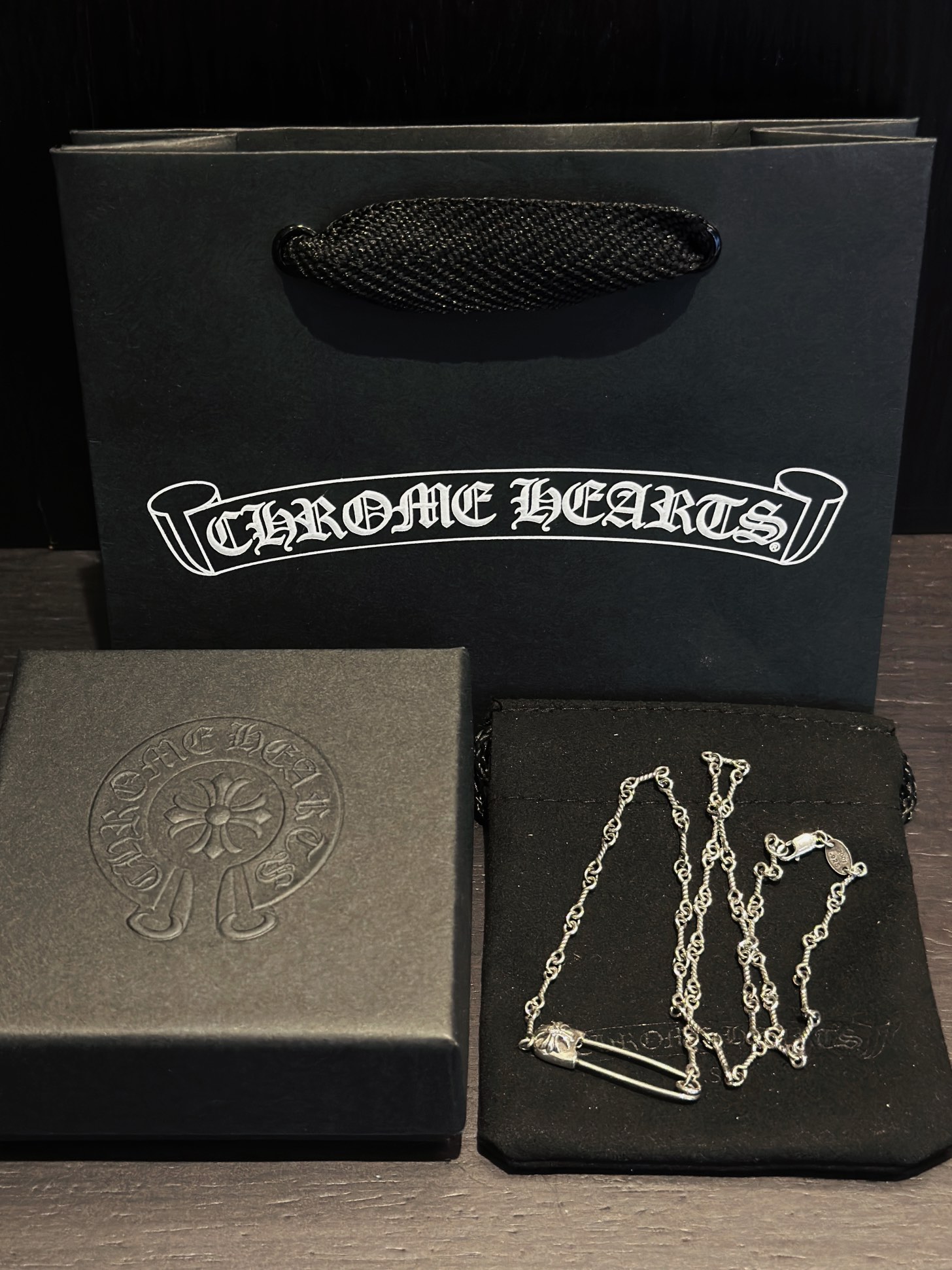 Chrome Hearts Twisted Hairpin Necklace - Image 4