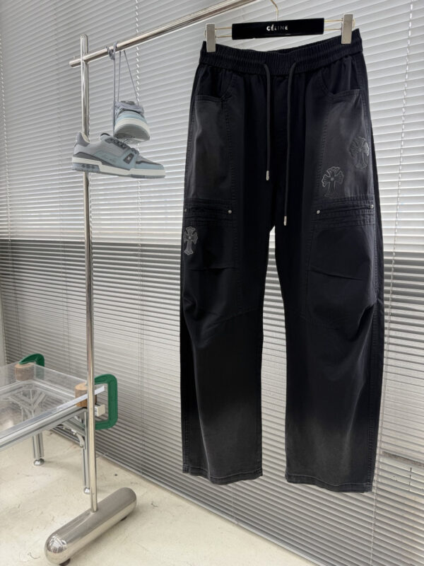 Chrome Hearts Cross Logo Casual Pants