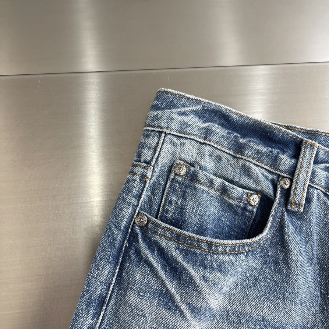 Chrome Hearts Cross Logo Jeans - Image 5