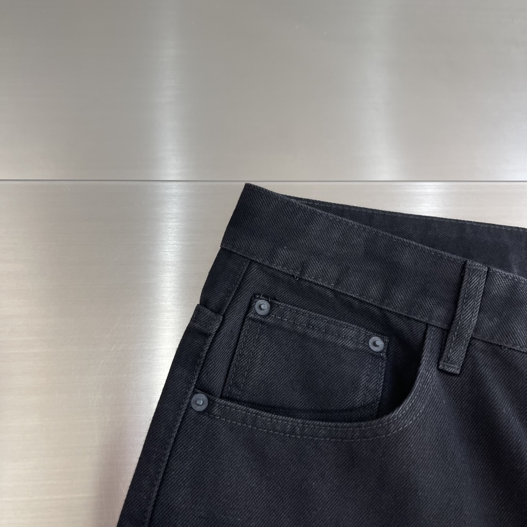 Chrome Hearts Colorful Denim Trousers with Full-Coverage Patchwork - Image 4