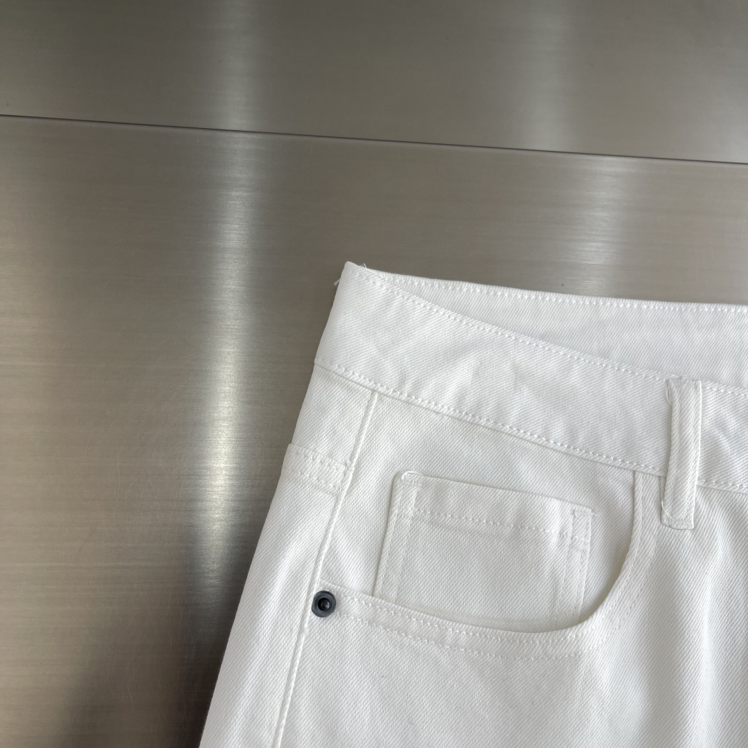 Chrome Hearts Colorful Denim Trousers with Full-Coverage Patchwork - Image 4