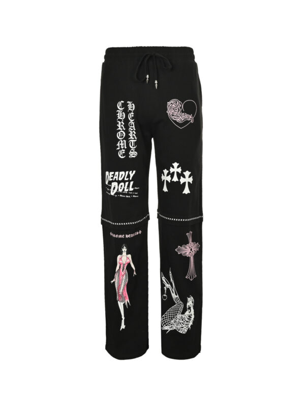 Chrome Hearts DeadlyDoll Comic-Print Pants