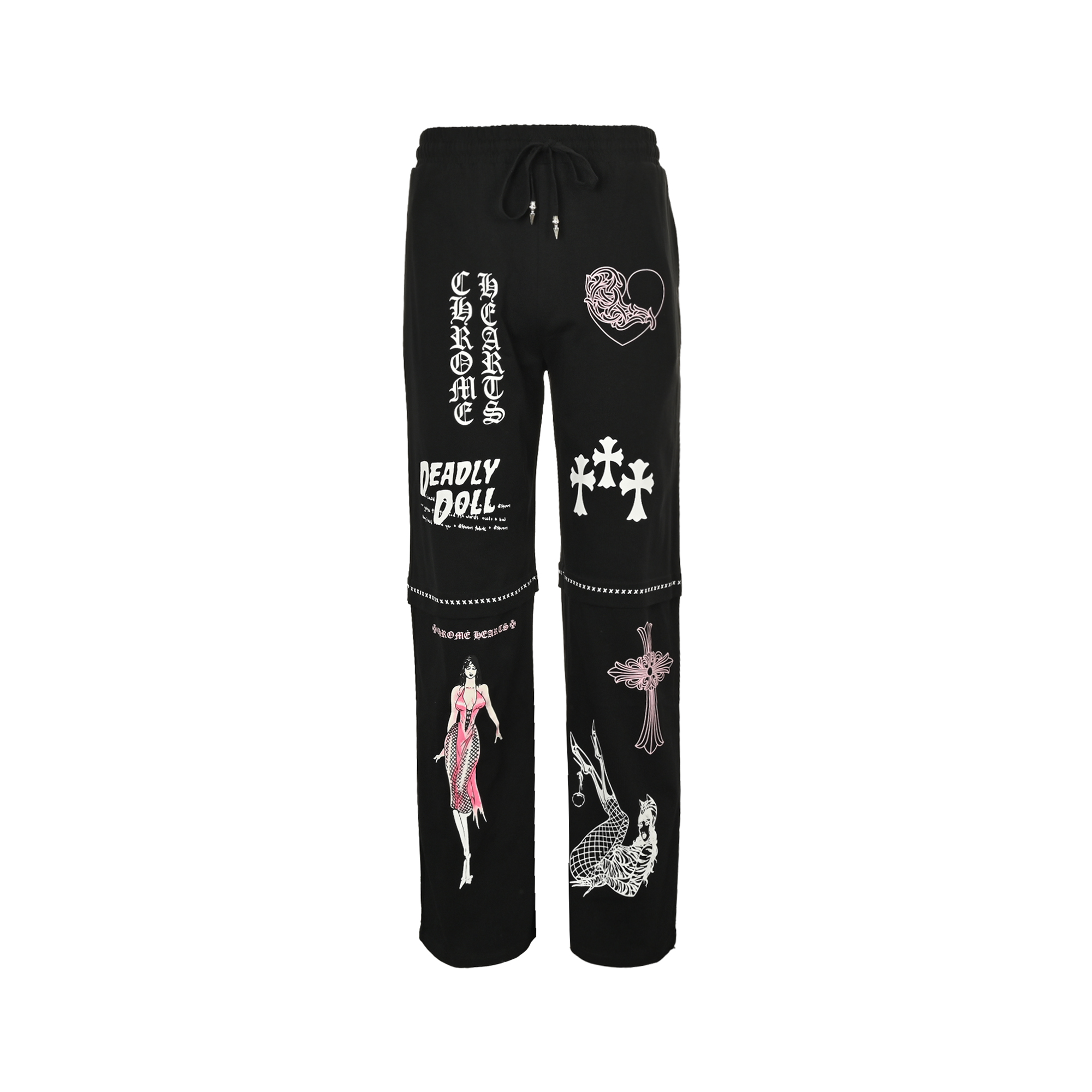 Chrome Hearts DeadlyDoll Comic-Print Pants