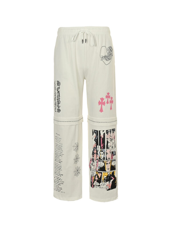 Chrome Hearts DeadlyDoll Comic-Print Pants