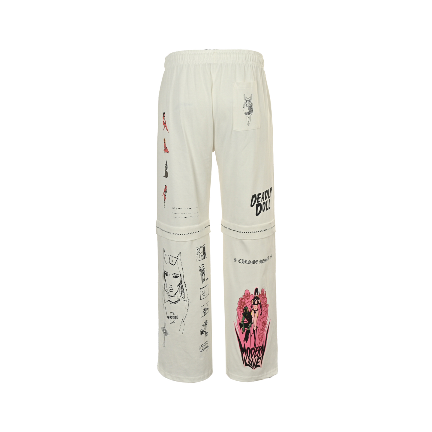 Chrome Hearts DeadlyDoll Comic-Print Pants - Image 3