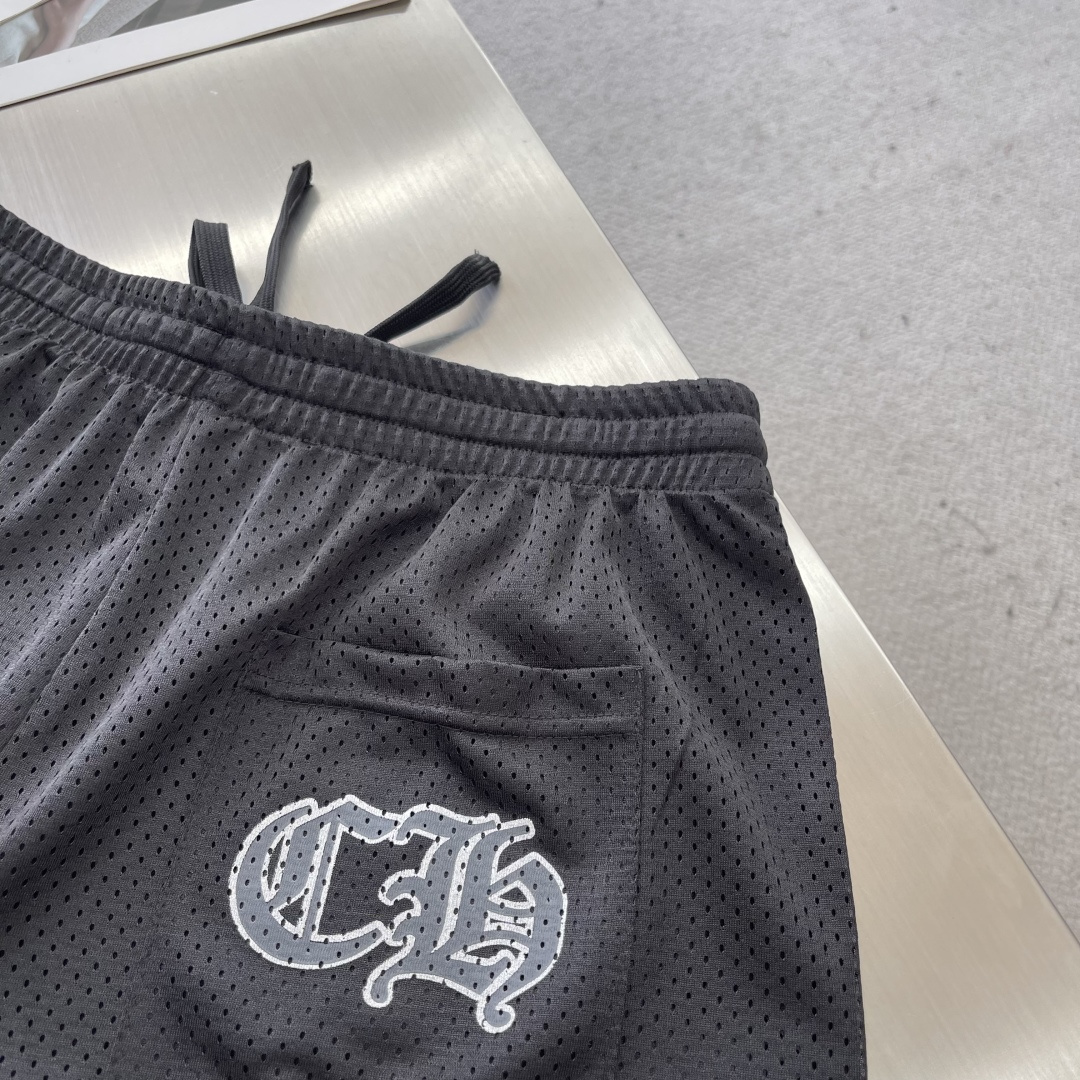 Chrome Hearts Glitter V-Neck Sanskrit Letter Mesh Ice Hockey Jersey - Image 8