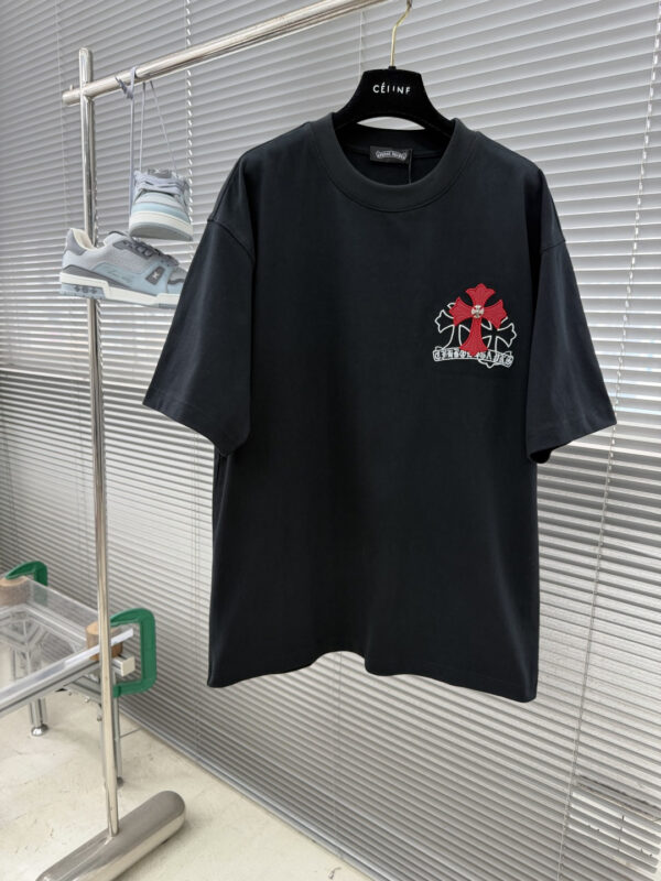 2026SS Heavy-Duty Washed Patch Embroidered Short-Sleeve Shirt