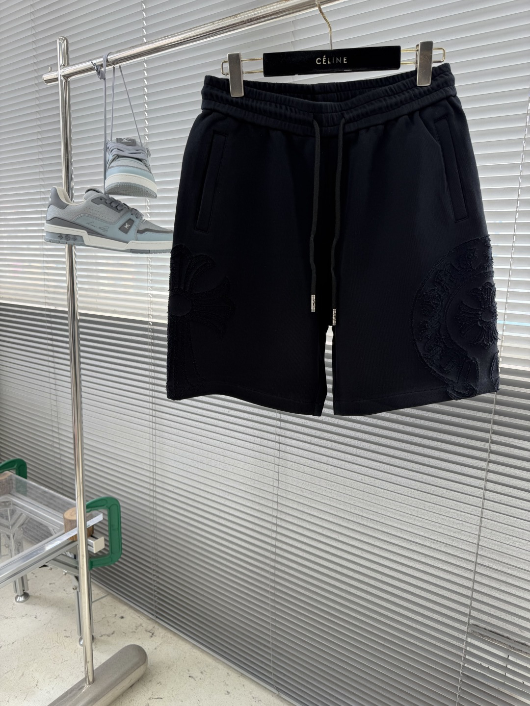 Chrome Hearts 2026SS Classic Cross Cropped Shorts - Image 3