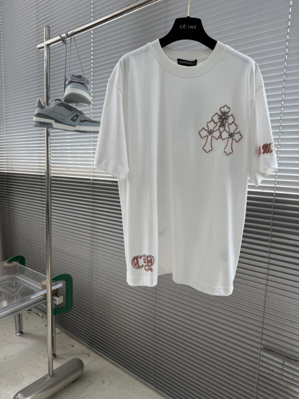 2026 SS Cross Sanskrit Appliqué 3D Embroidery