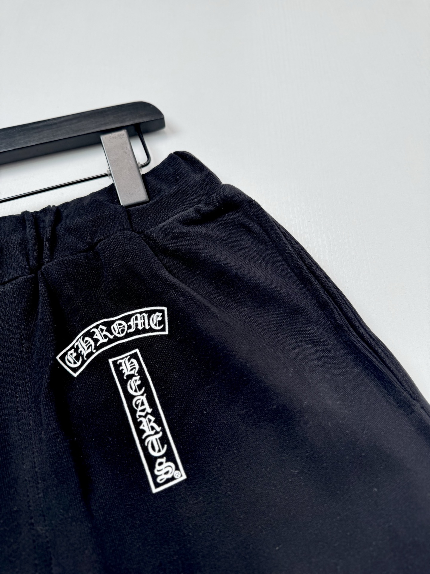 Chrome Hearts Vertical Stripe with Horseshoe Print Shorts - Image 9