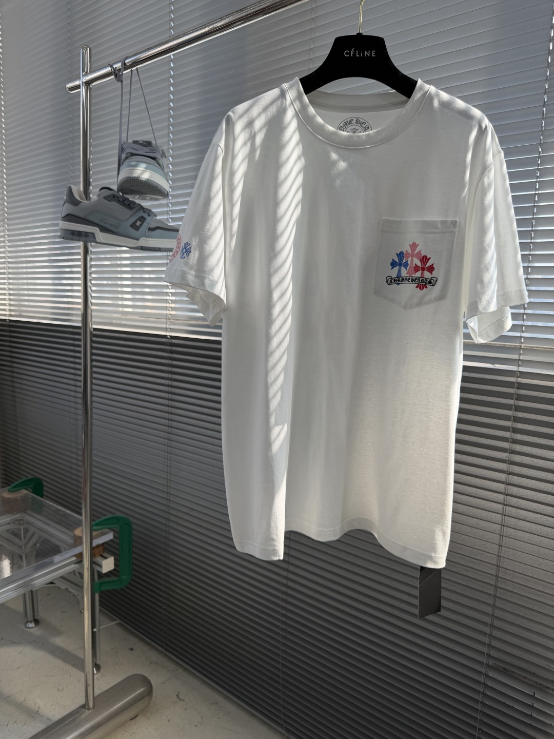 Chrome Hearts Color Cross Logo Printing T-Shirt - Image 3