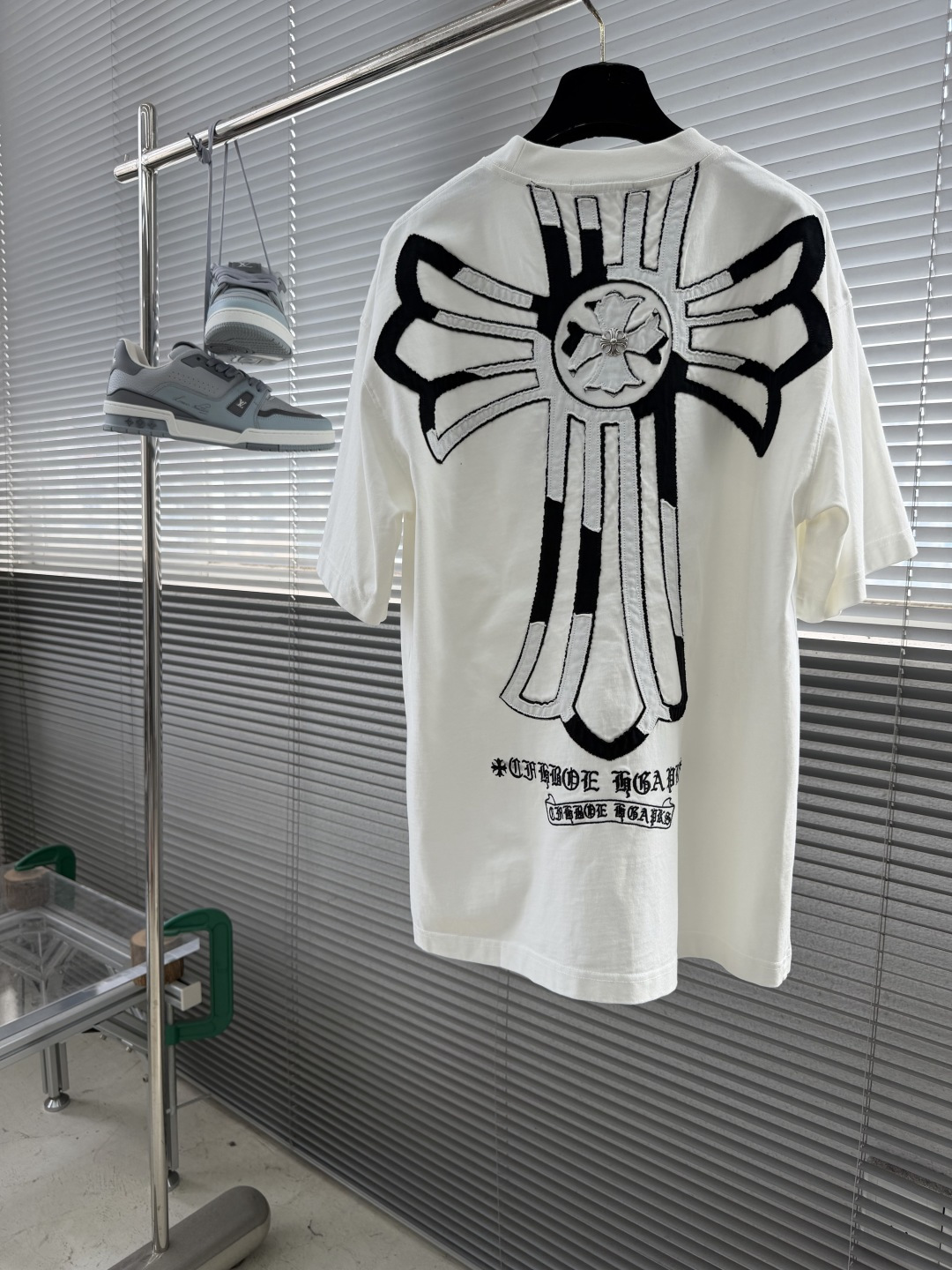 Chrome Hearts Grand Cross Classic Logo T-Shirt - Image 2