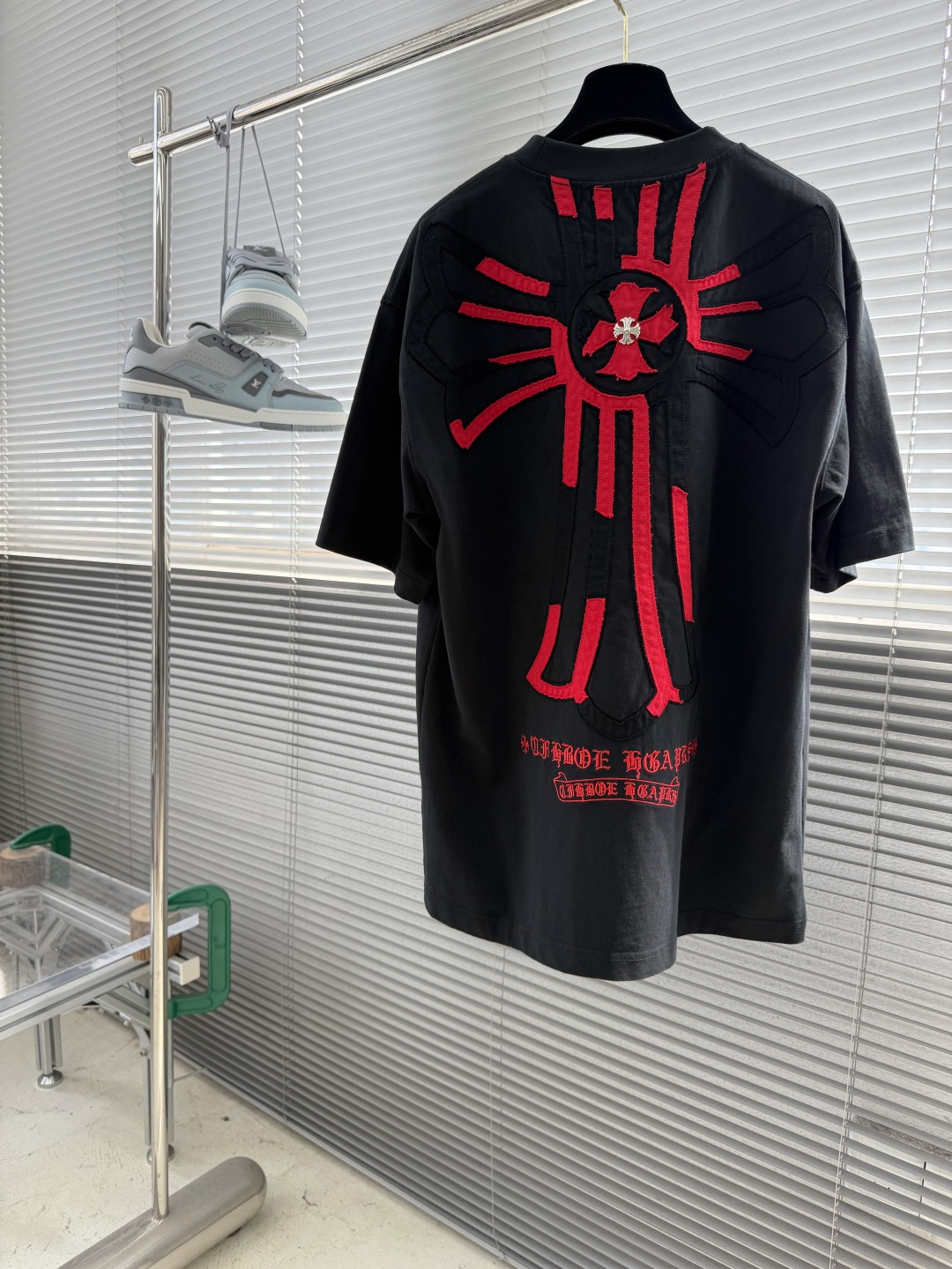 Chrome Hearts Grand Cross Classic Logo T-Shirt - Image 4