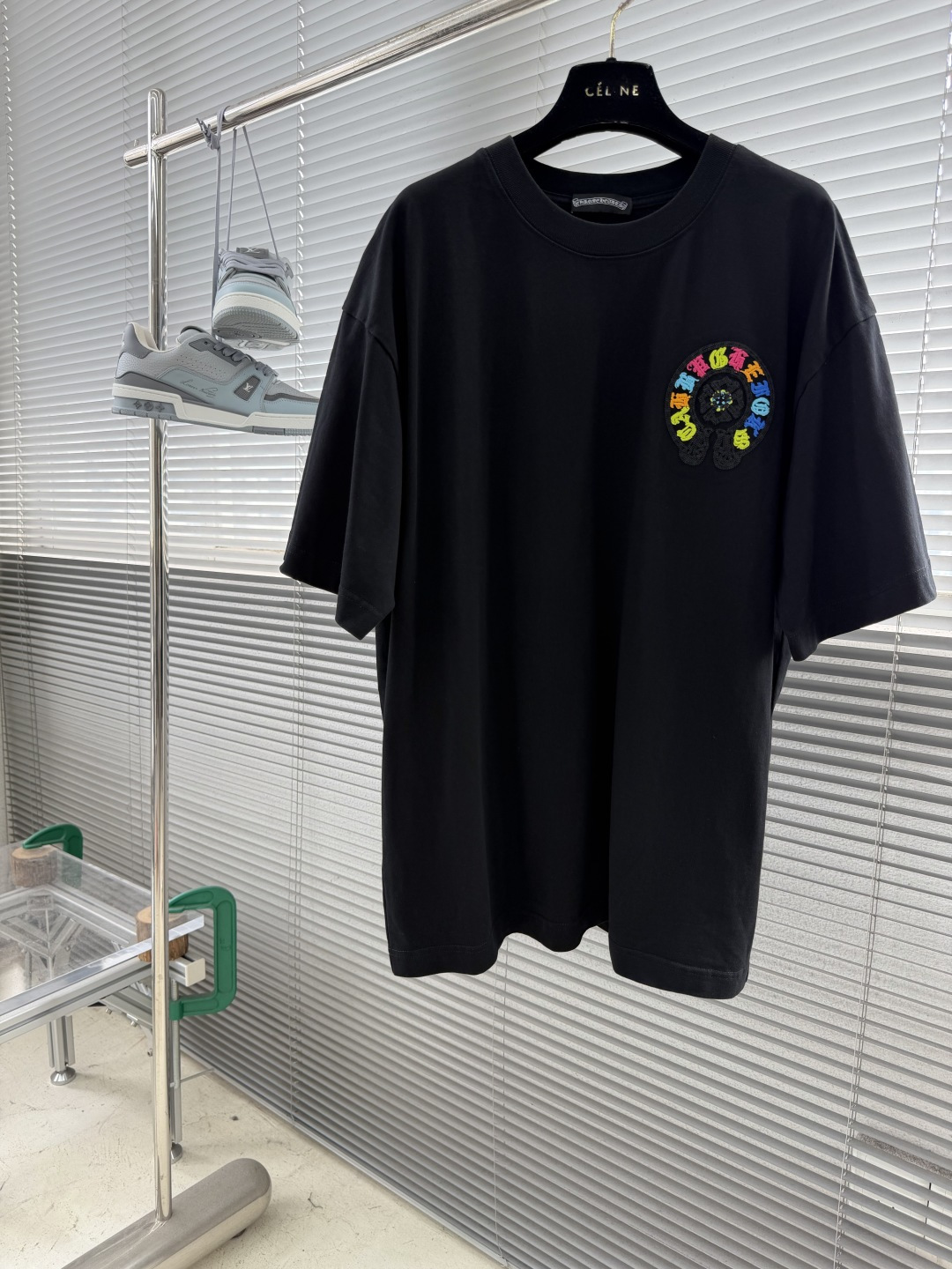 Chrome Hearts Painting Cross Logo T-Shirt - Image 3