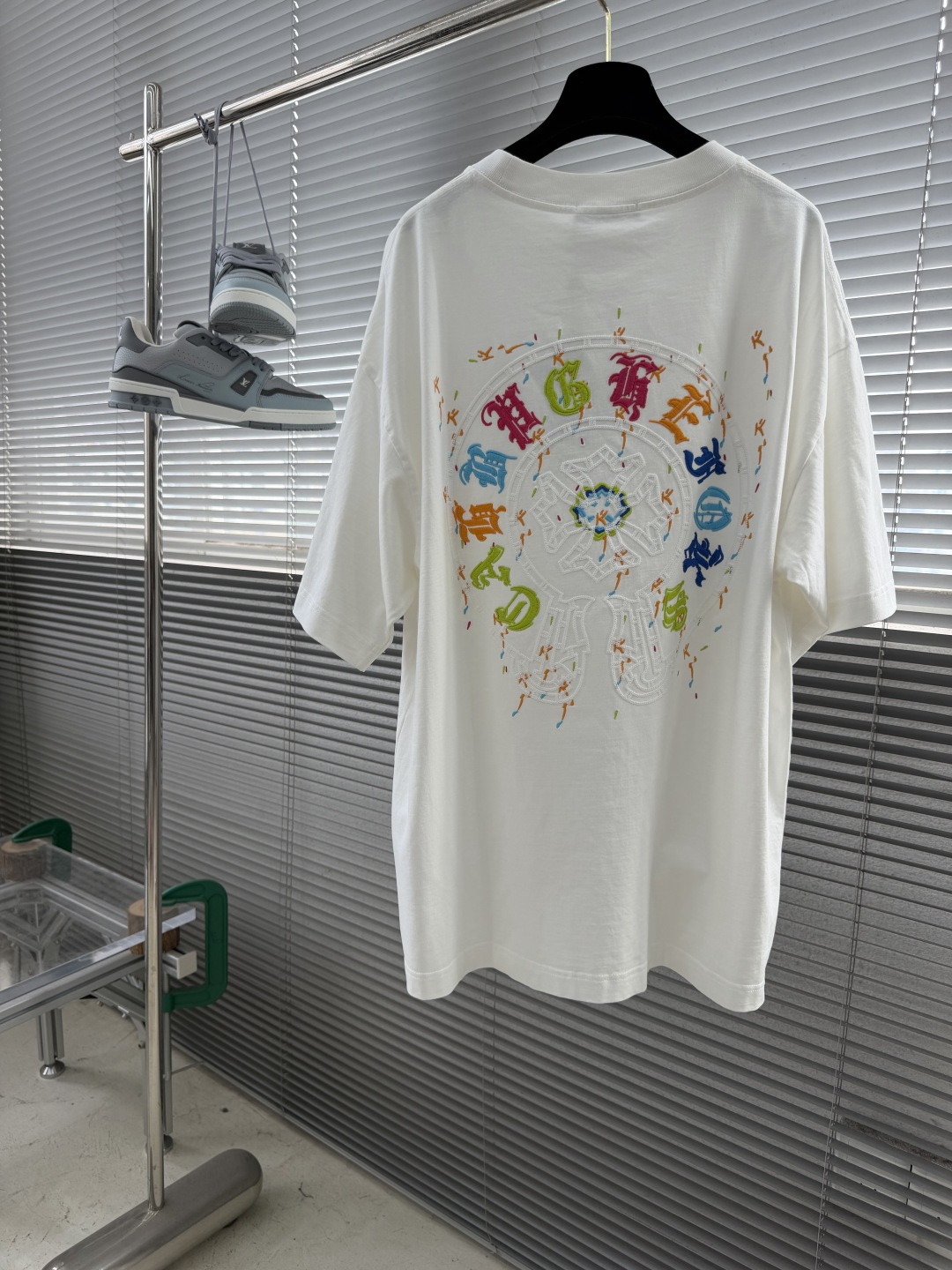 Chrome Hearts Painting Cross Logo T-Shirt - Image 2