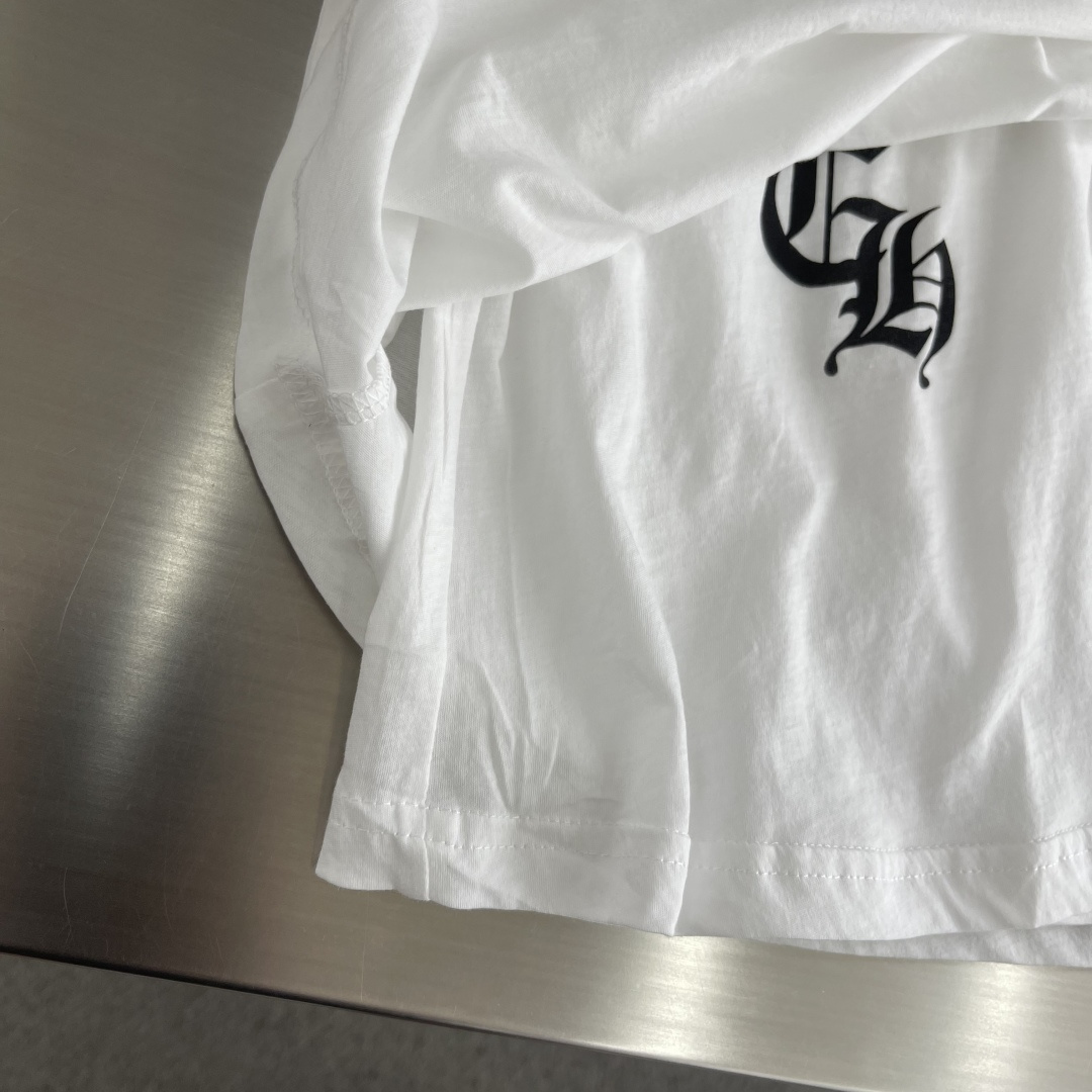 Chrome Hearts Classic Cross Logo Face Mask T-Shirt - Image 6