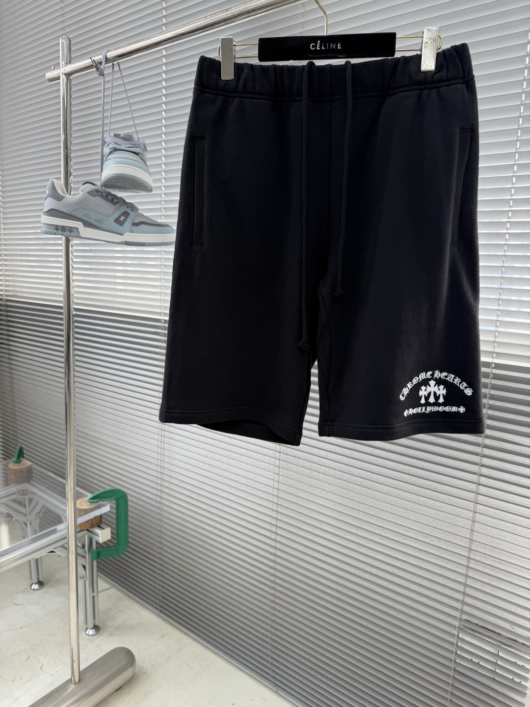 Chrome Hearts 26SS Three Cross Embroidered Shorts