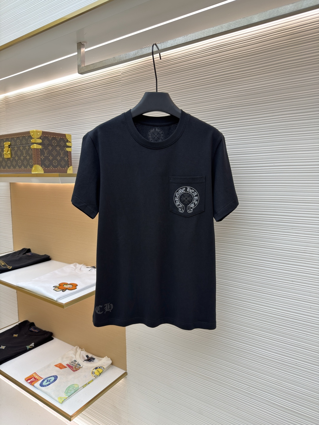 Chrome Hearts Horseshoe Short-Sleeve Shirt