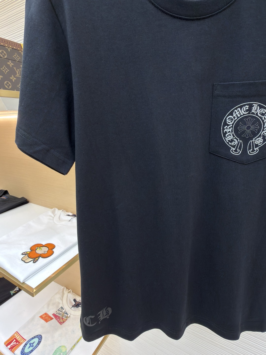 Chrome Hearts Horseshoe Short-Sleeve Shirt - Image 6