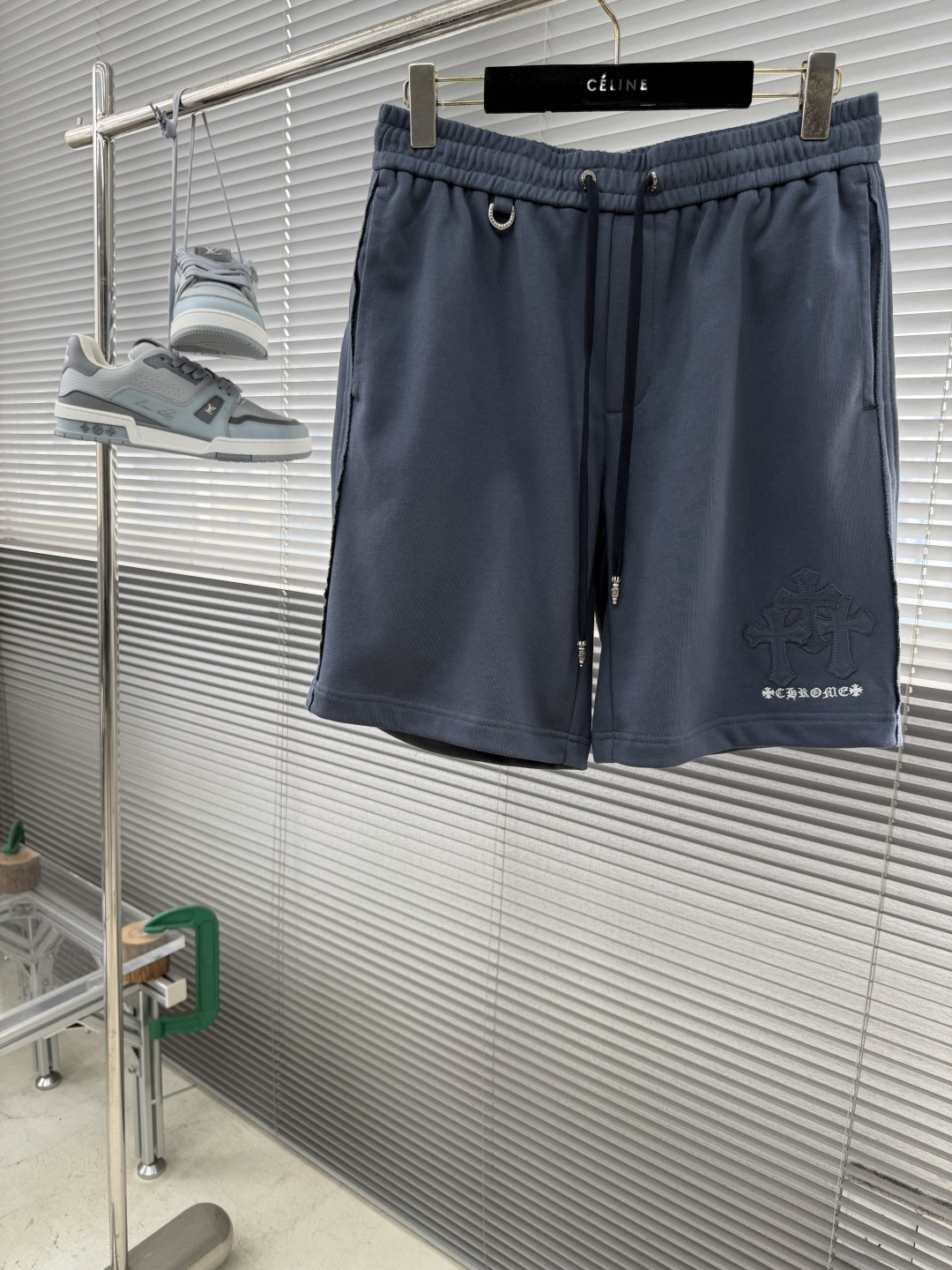 2026SS Custom-Woven “Air Layer” Casual Pants with Elastic Waistband Shorts - Image 5