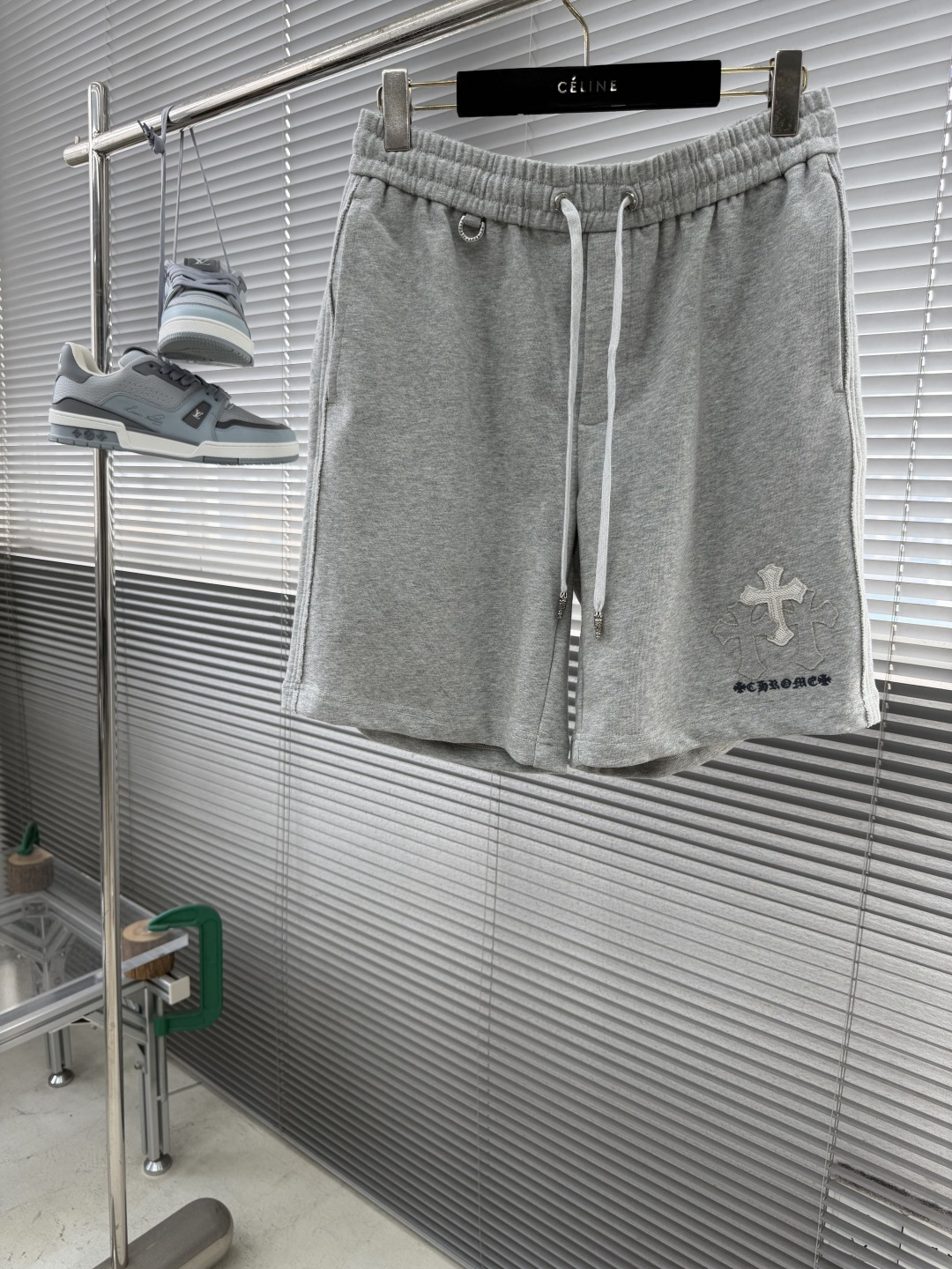 2026SS Custom-Woven “Air Layer” Casual Pants with Elastic Waistband Shorts - Image 3