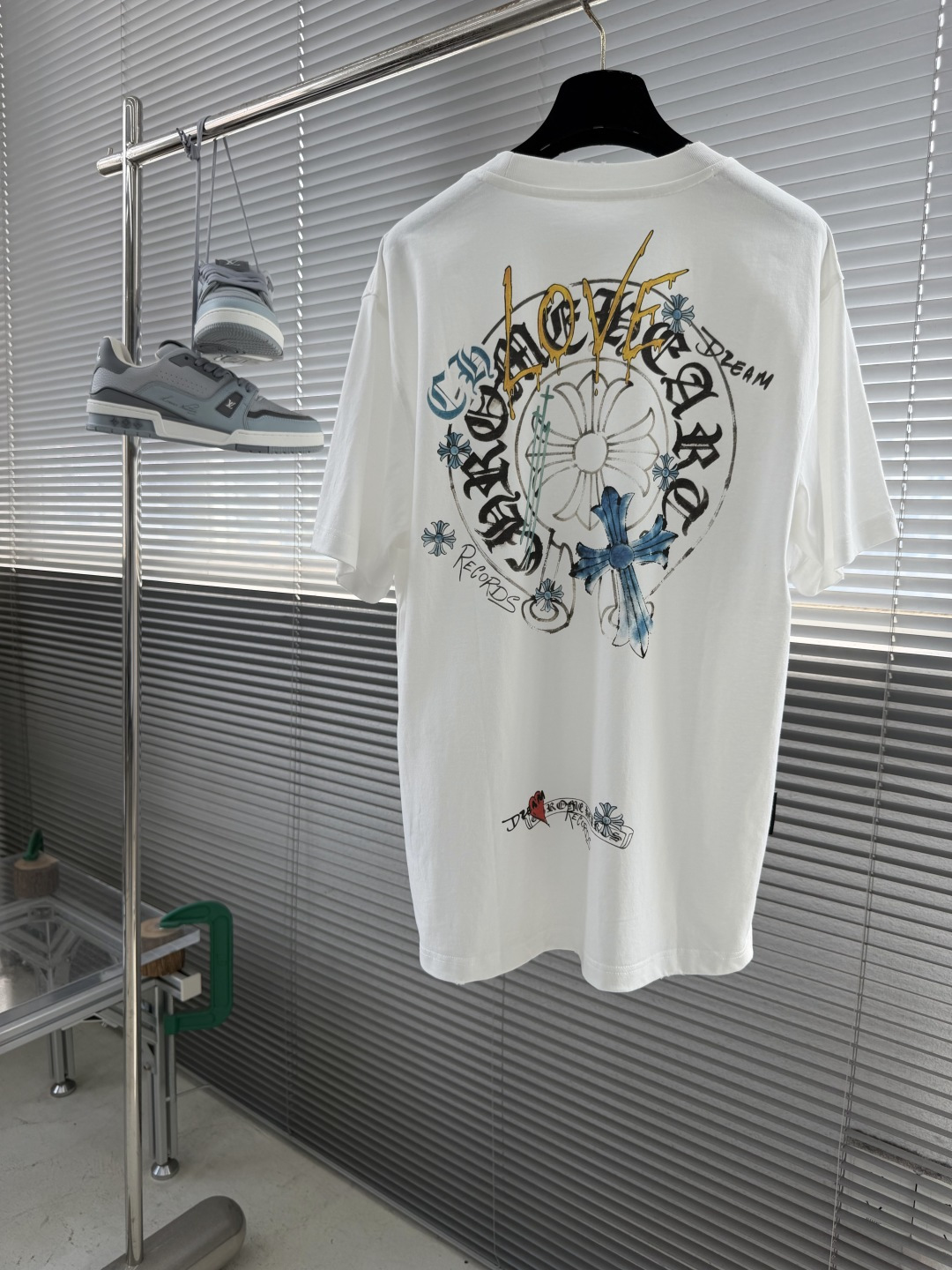 26SS Chrome Hearts T-Shirt with Cross Print - Image 2