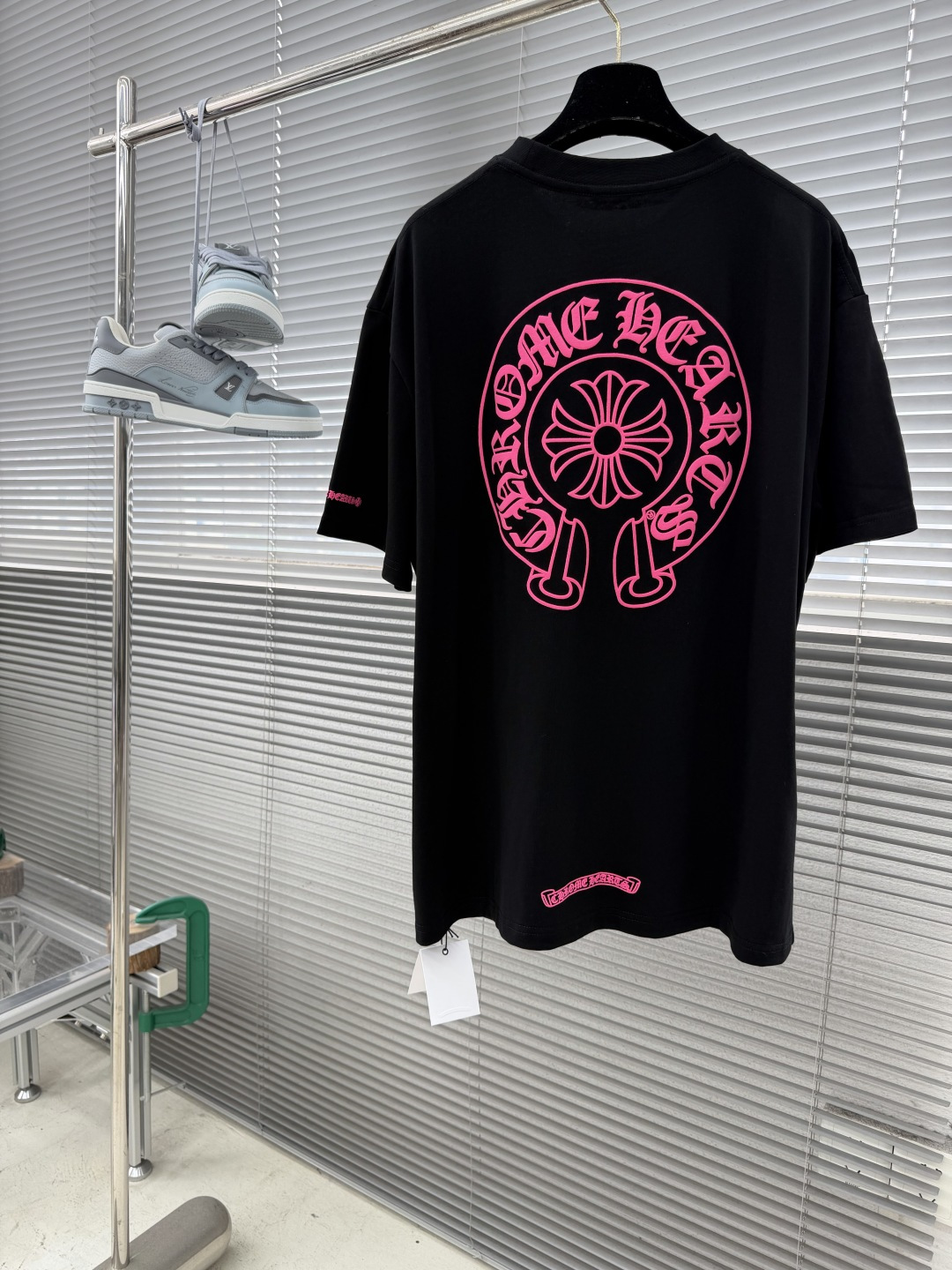 Chrome Hearts Pocket-Printed Logo Short-Sleeve T-Shirt - Image 4
