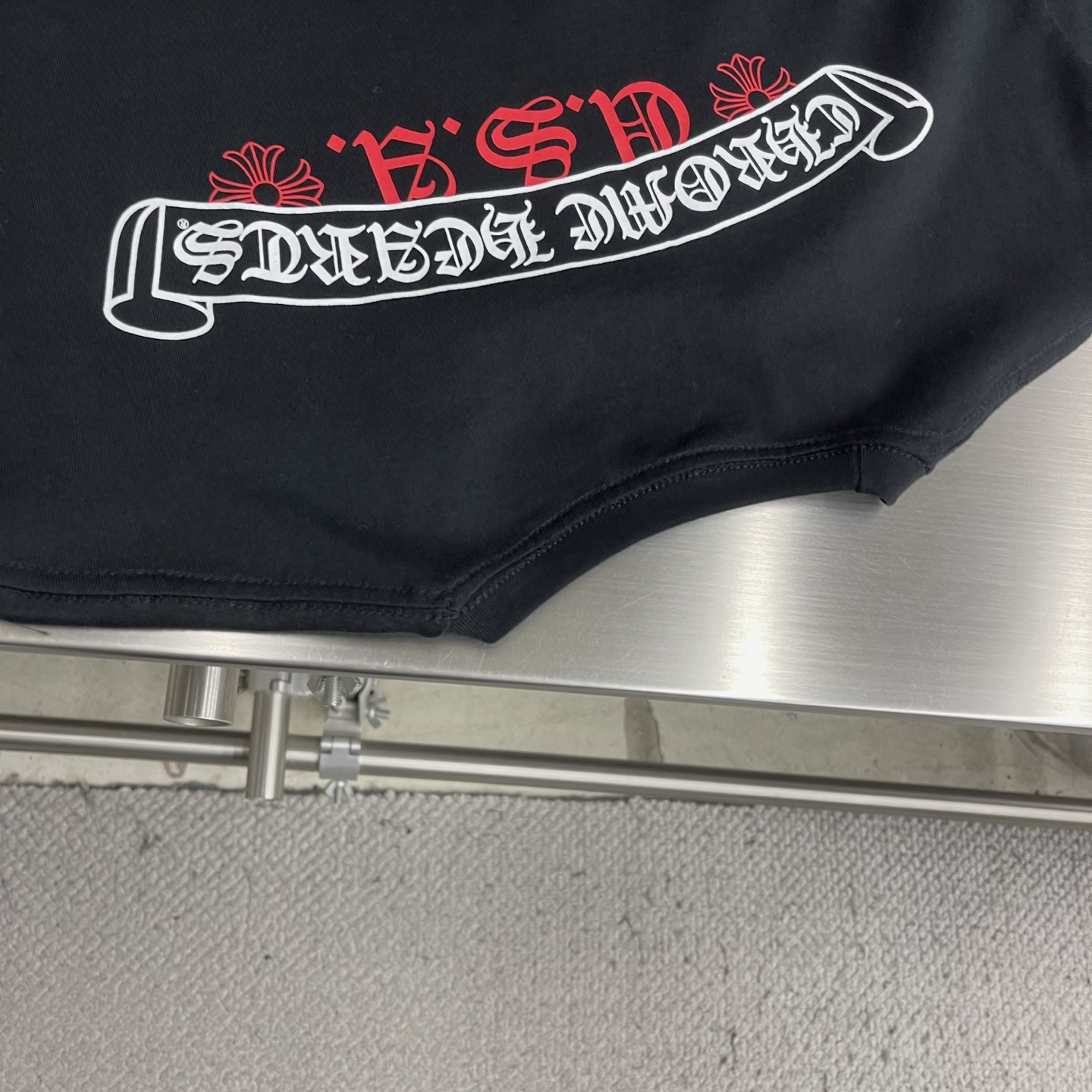 26ss Logo Letter-Printed Pocket Crew-Neck T-Shirt - Image 8