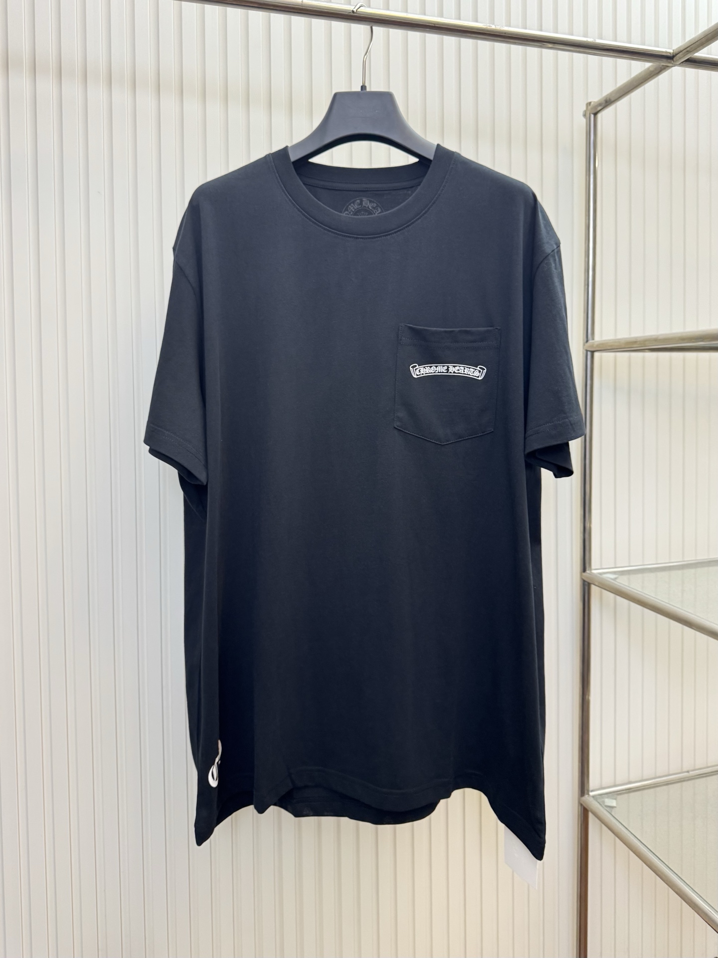 Chrome Hearts Back Flame Totem Pocket T-Shirt