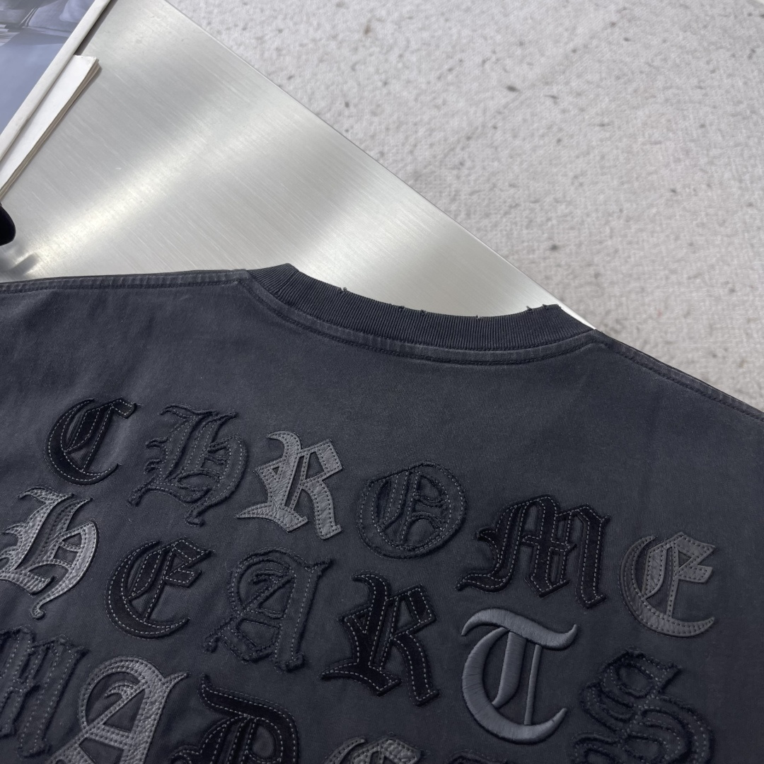 Chrome Hearts 2026SS Distressed and Frayed T-Shir - Image 8