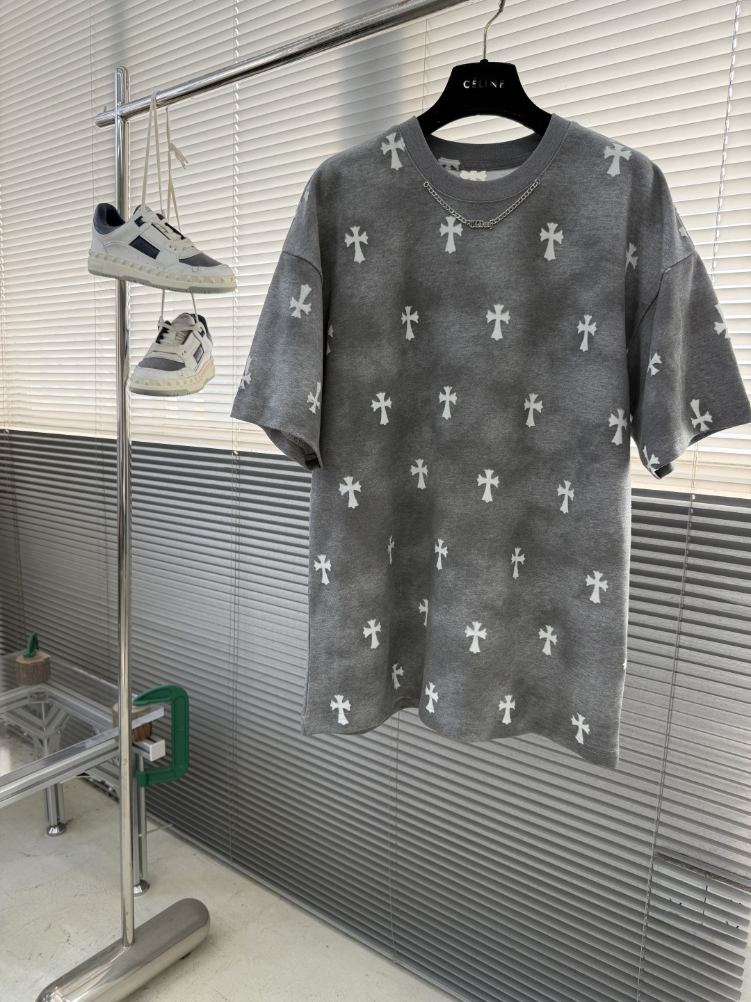 Chrome Hearts Cross Necklace T-Shirt (Premium Edition)