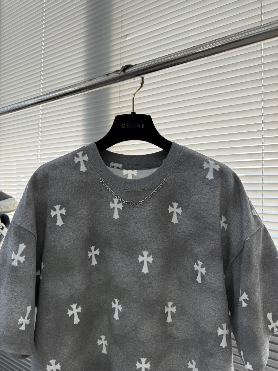 Chrome Hearts Cross Necklace T-Shirt (Premium Edition) - Image 2