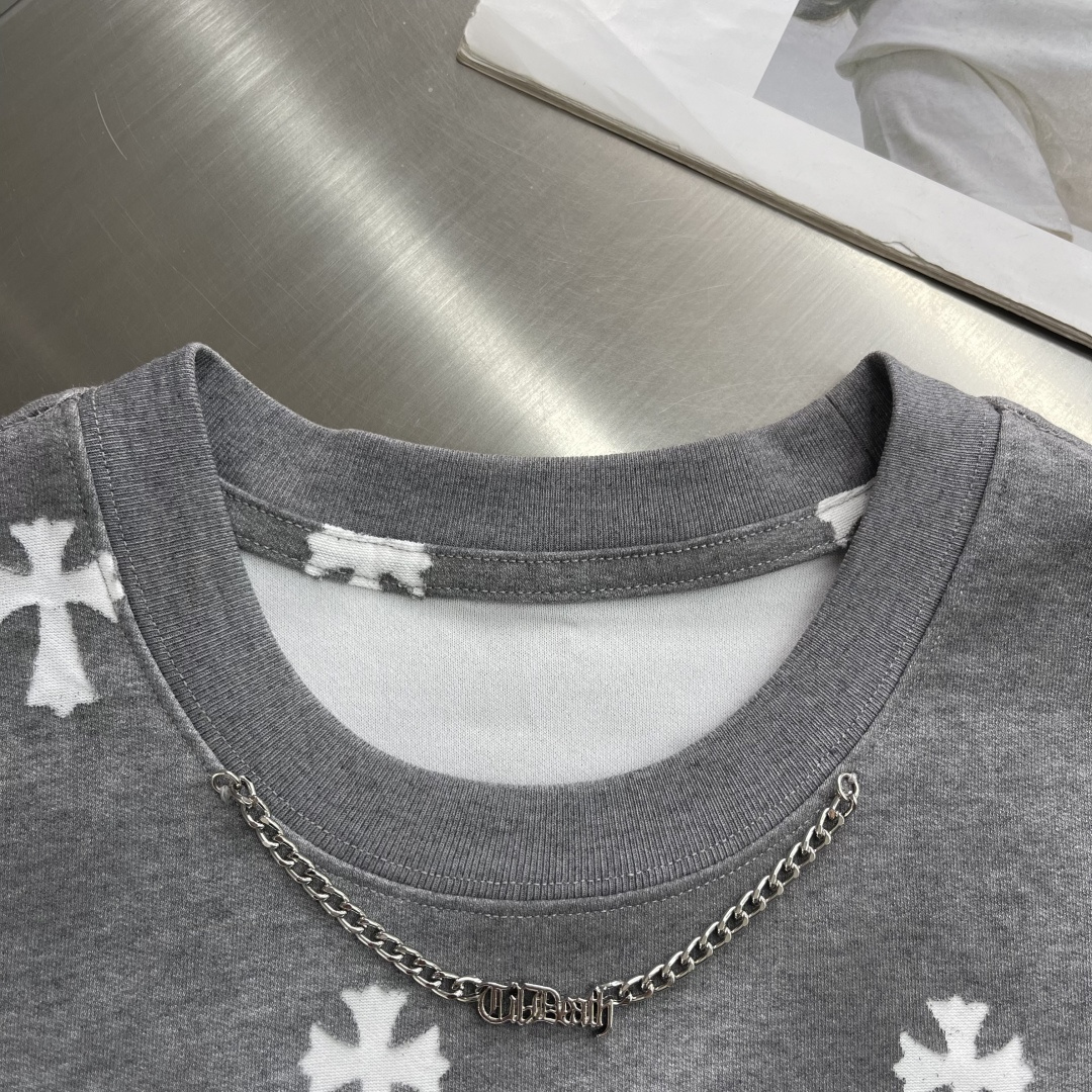 Chrome Hearts Cross Necklace T-Shirt (Premium Edition) - Image 4