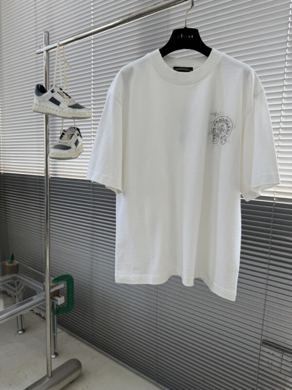 Chrome Hearts 2026 SS Hand-Painted Horseshoe T-Shirt
