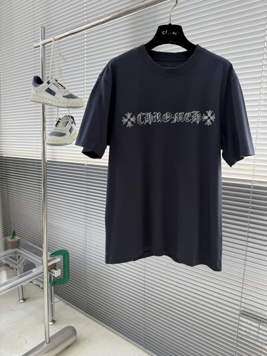 Chrome Hearts Classic Style Cross Logo T-Shirt