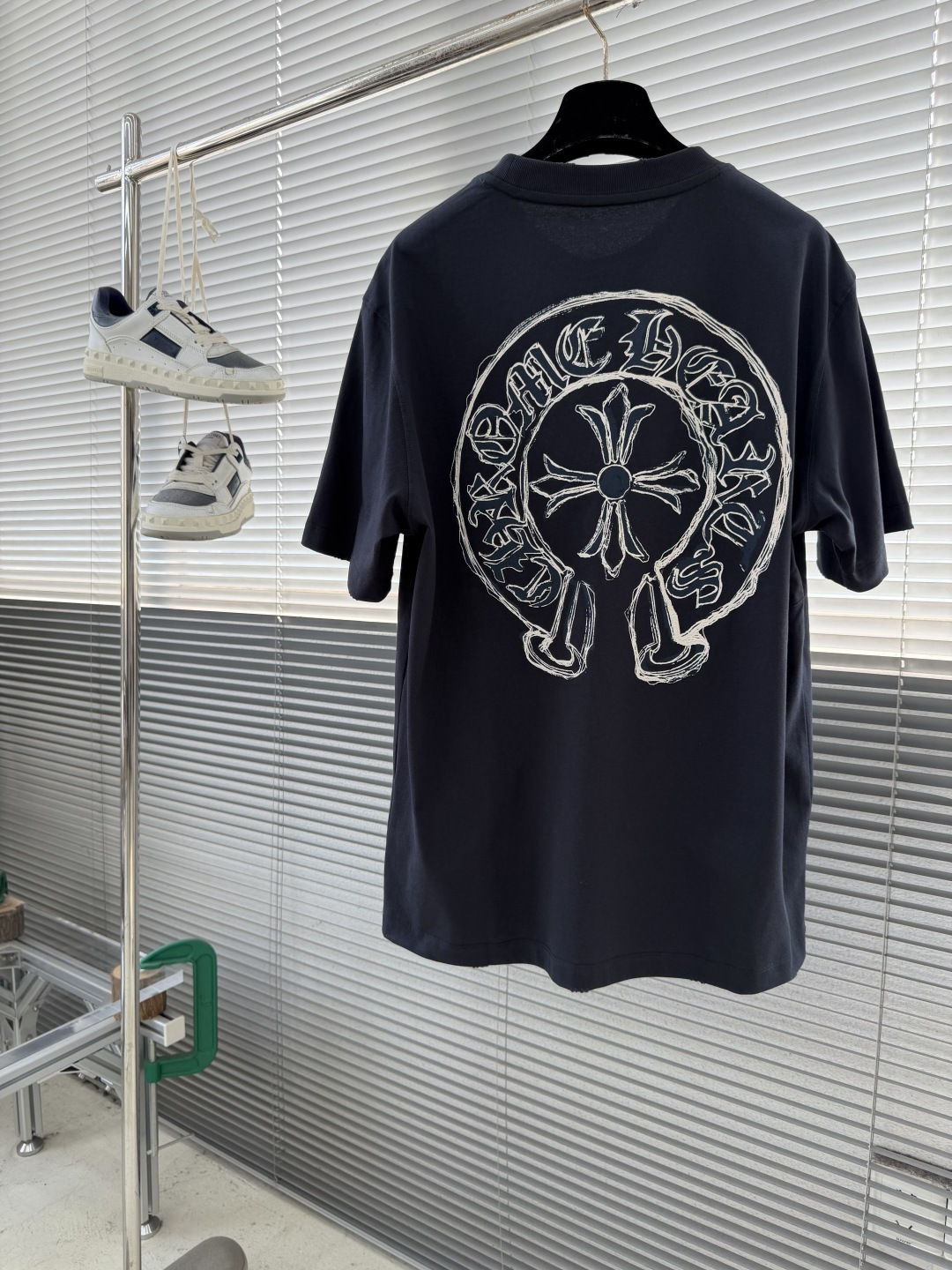 Chrome Hearts Classic Style Cross Logo T-Shirt - Image 2