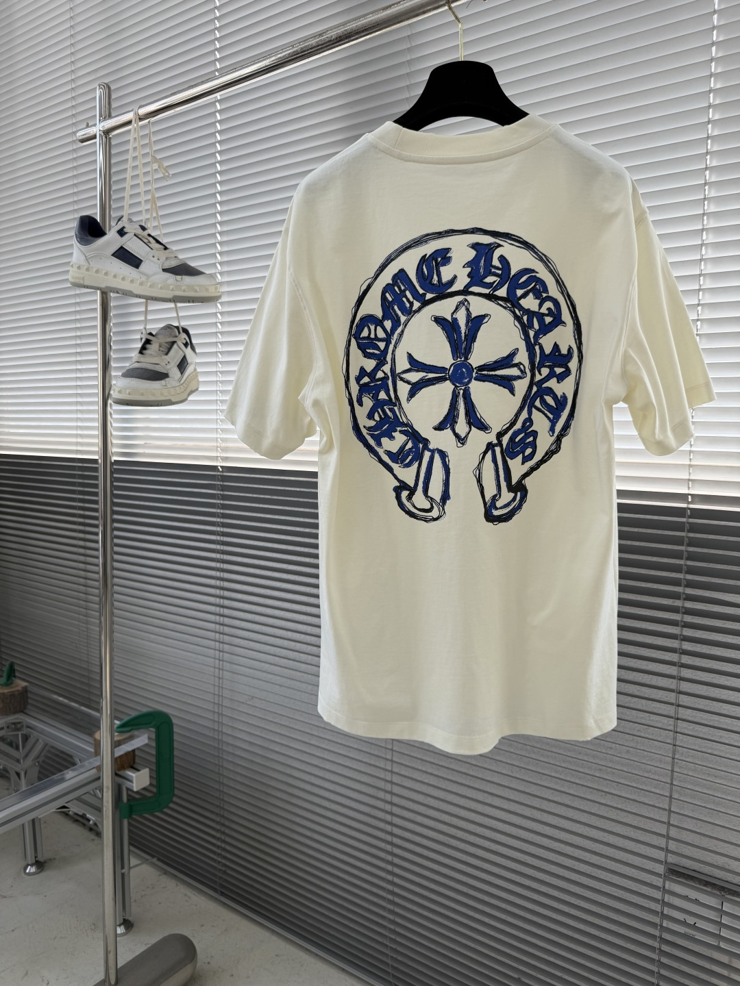 Chrome Hearts Classic Style Cross Logo T-Shirt - Image 8