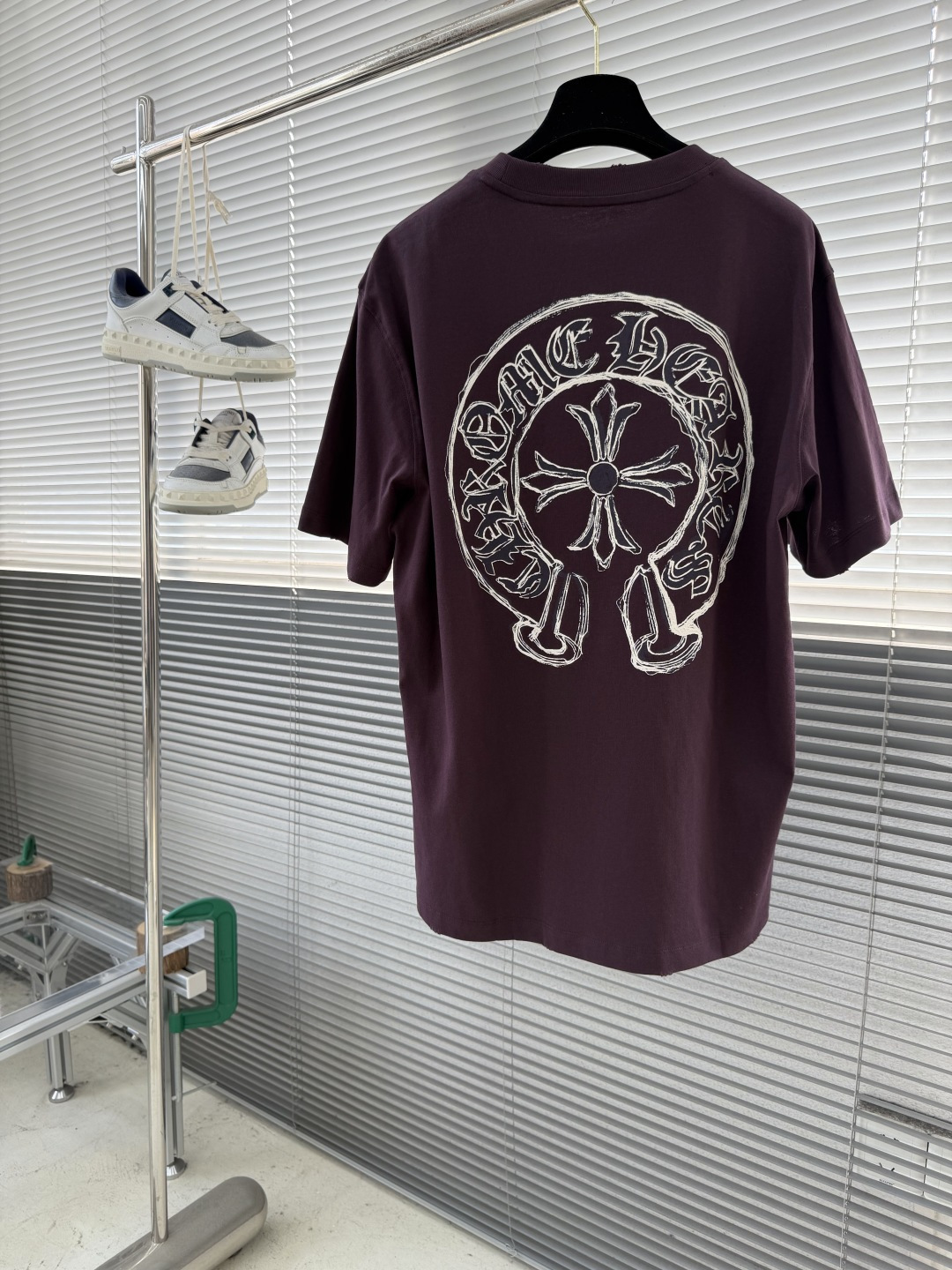 Chrome Hearts Classic Style Cross Logo T-Shirt - Image 6