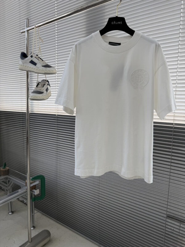 Chrome Hearts Sanskrit Cross Short-Sleeve T-Shirt