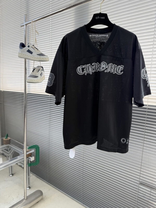 Chrome Hearts Short-Sleeve Mesh T-Shirt