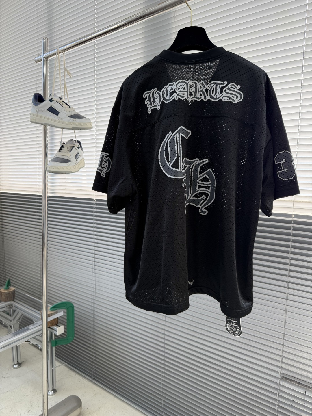 Chrome Hearts Short-Sleeve Mesh T-Shirt - Image 3