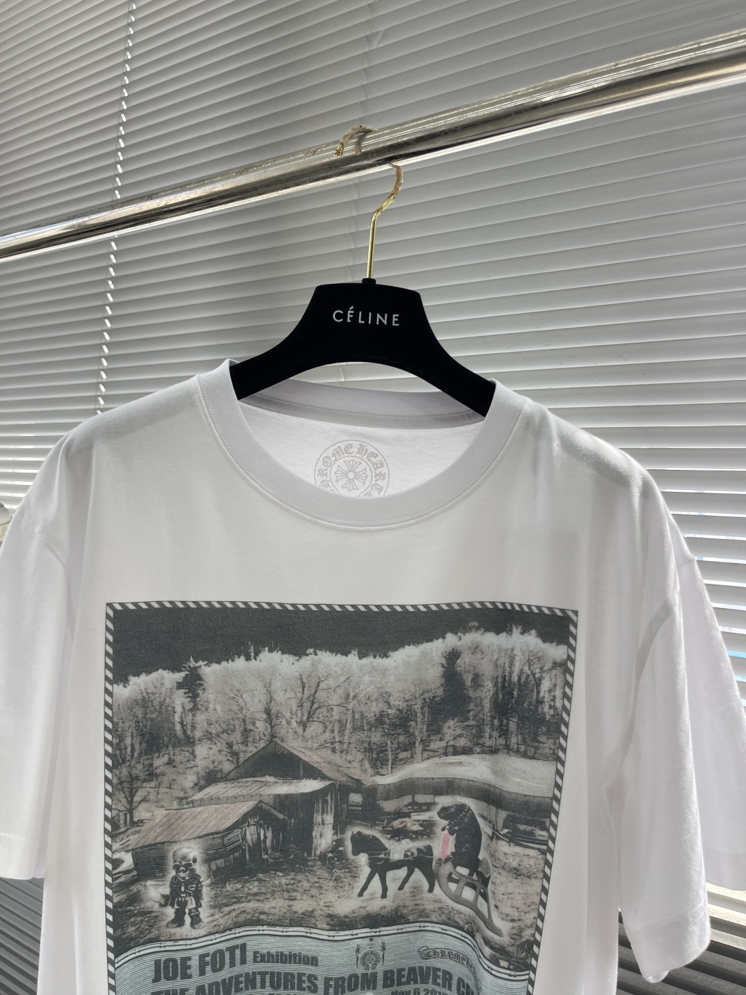 Chrome Hearts FOTI Oil Painting Short-Sleeve T-Shirt - Image 8