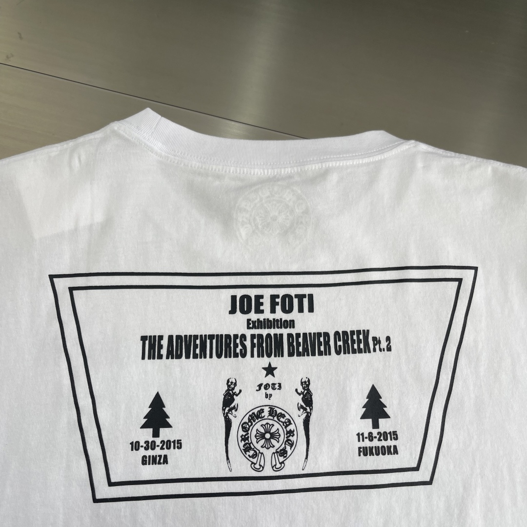 Chrome Hearts FOTI Oil Painting Short-Sleeve T-Shirt - Image 5