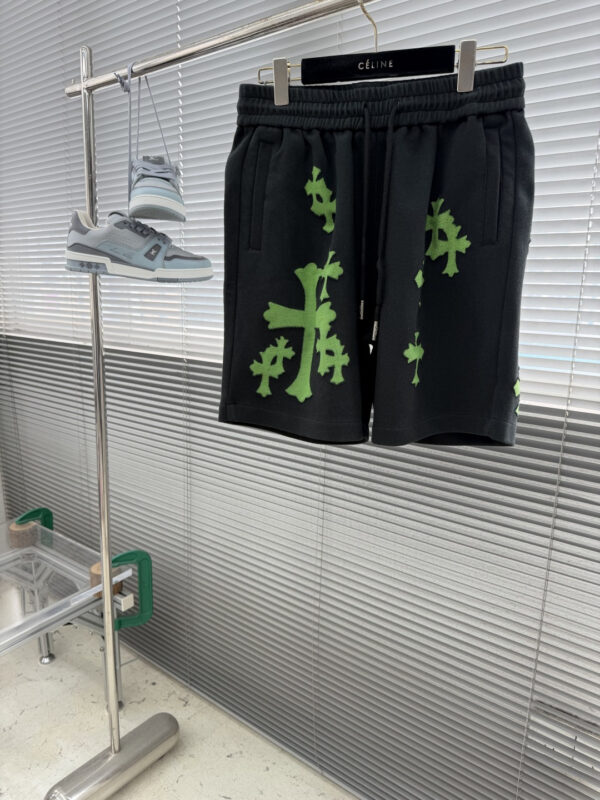 Chrome Hearts Full-print cross logo with embossed design Shorts