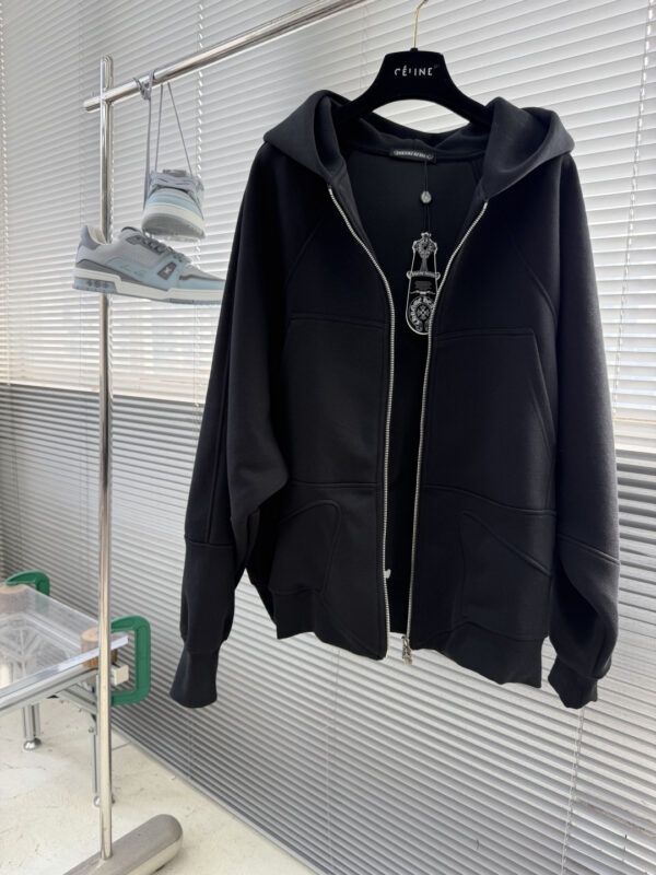 CH Cross Zipper Hoodie - Heavyweight Sweatshirt
