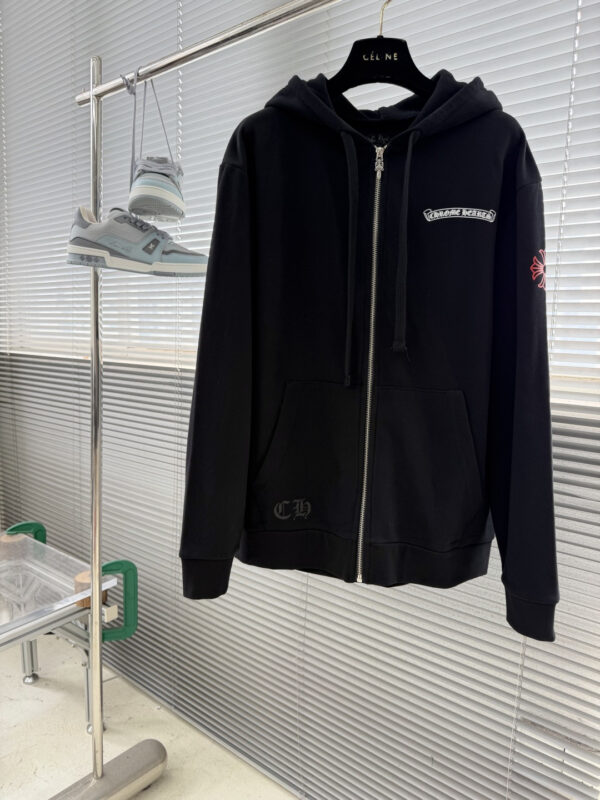 26FW 100% Cotton Printed Logo Long-Sleeve Hoodie