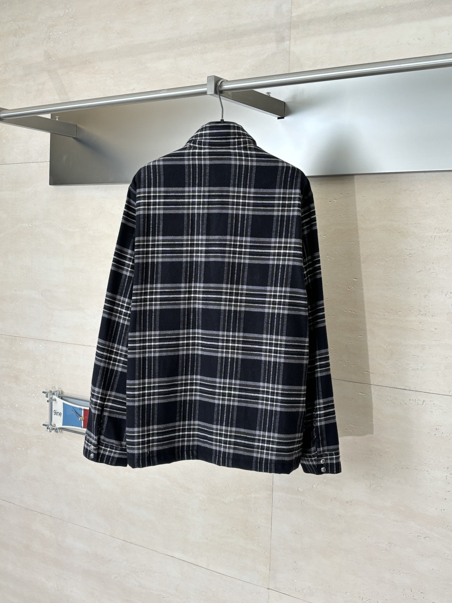 Chrome Hearts Flannel Checkered Lapel Shirt - Image 2