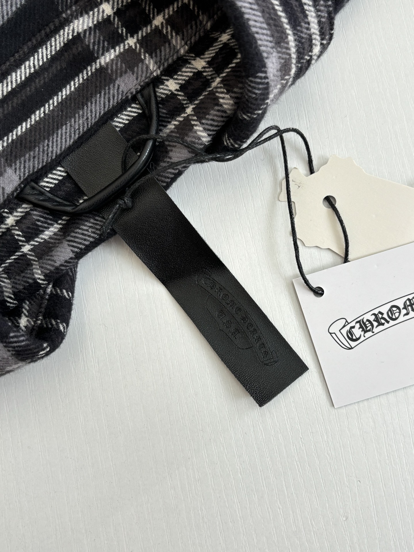 Chrome Hearts Flannel Checkered Lapel Shirt - Image 4
