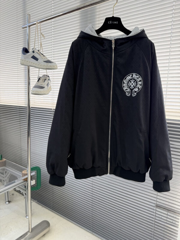 Chrome Hearts Reversible Hooded Cotton Jacket